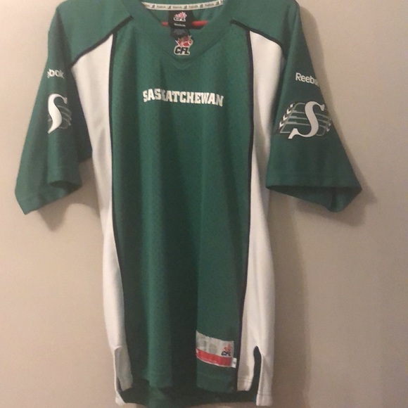 Reebok Vintage Saskatchewan Jersey Size Small CFL - Picture 2 of 13